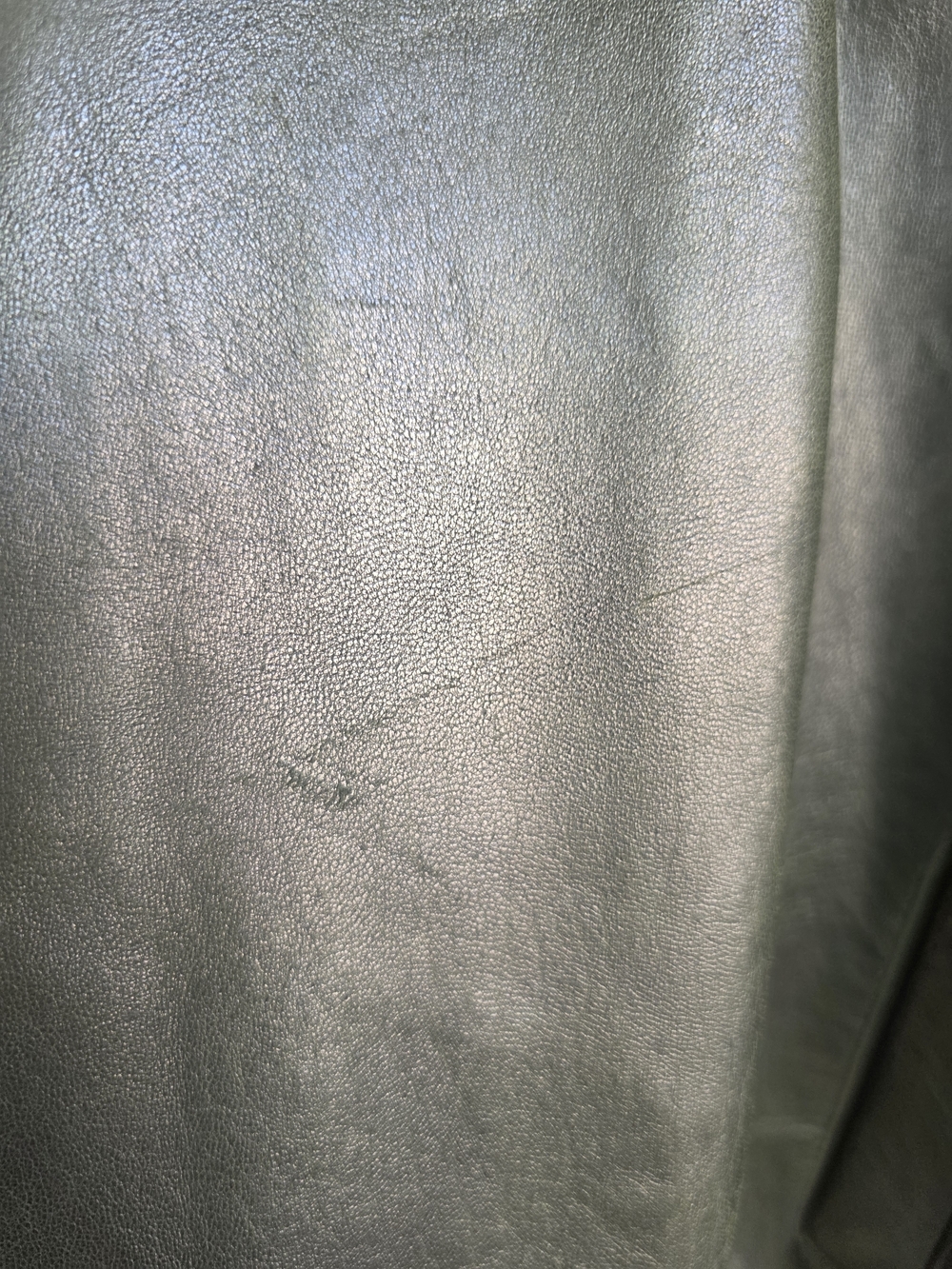 VTG Polo Ralph Lauren Olive Leather Bomber Jacket - Premium Leather - Picture 9 of 17